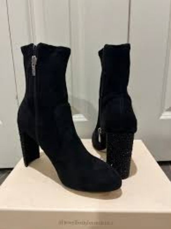 Jewel Badgley Mischka Shoes - 69-NEW IN BOX JEWEL BADGLEY MISCHKA  ZIPPER ANGLE BOOTS